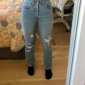Vintage High Waisted Levi Jeans